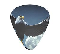 Eagle Under The Stars Guitar Plectrums Classical Triangle Bass Acoustic And Electric Guitar Plectrums For Guitarists 12 Pieces