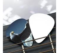 Eagle under the stars Patterned guitar pick set - (thin/medium/thick), widely compatible with all kinds of stringed instruments,