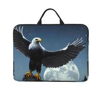 Eagle under the stars Prints 14-Inch Laptop Sleeve Waterproof And Shockproof Suitable For Office Work Business Trips And Daily Travel.