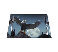 Eagle Under The Stars PVC Woven placemats are Printed and can add Decoration to Your Dining Table.