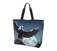 Eagle under the stars Shoulder bag.Stylish all-over print women's style, lightweight, large capacity for everyday use