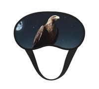 Eagle Under The Stars Sleep Mask for Side Sleeper, Blackout Sleeping Eye Mask, Soft Breathable Eye Cover for Women Men Travel Eyeshade, Relaxing Zero Pressure Night Blindfold