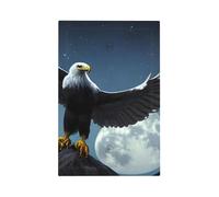 Eagle Under the Stars Unbreakable Polycarbonate Switch Plate-Modern 1 Gang Light Cover for Home Office with Matching Screws