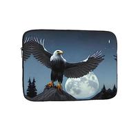Eagle Under The Stars Unisex Shockproof Laptop Sleeve, Made of high-Density Oxford Fabric, Convenient Zipper Opening
