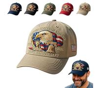 Eagle - United States 250th Anniversary Hat, Adjustable Patriotic Baseball Cap with Bald Eagle,250 Anniversary USA Hat Unisex (4)