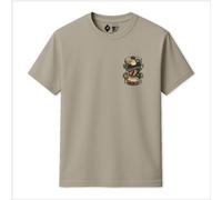 Eagle v Snake T-Shirt Rum Knuckles Light Sand XXL