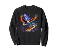 EAGLE VS DRAGON THE ULTIMATE BATTLE GRAPHIC T-SHIRT Sweatshirt