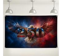Eagle Wall Backdrop, Patriotic America Style Decorative Banner, Red Blue Indoor/Outdoor Photography Background for Events, 4th of July Celebration 71x43 Inch