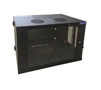 Eagle Wall Mounting Rack Cabinet With Hinged Back and Glass Locking Door 6U