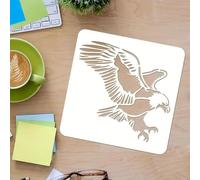 Eagle Wall Stencils Template Reusable Spray PaintStencils for Craft Painting On Wood Craft Canvas Walls Wood Furniture Decorations DIY Scrapbooking
