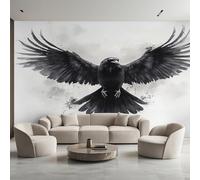 Eagle Wallpaper for Living Room, Hawk Viking Wall Mural for Bedroom 130x80 cm, Non-Woven Photo Wallpaper, Home Decor D&O66