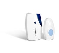 Eagle Wireless Door Bell 100m Range, Very Loud 115db Ring Tone, LED Visual Indicator, Waterproof Outdoor Transmitter, for Homes Shops and Businesses Battery Operated, Easy to Use