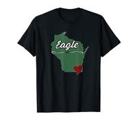 EAGLE - Wisconsin | WI USA - City State Souvenir - T-Shirt