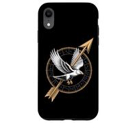 Eagle With Arrow Sagittarius Constellation Wheel Case for iPhone XR