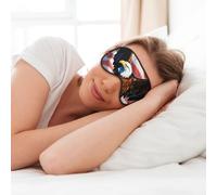Eagle with USA Flag Print Soft Eye Mask for Sleep Mask Sleep Eye Mask for Women Men Sleeping Sleeping Travel