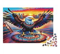 Eagle1000 Piece Jigsaw Puzzle for Adults Educational Games SoarFun And Challenging Home Decors Great Gift Idea38x26cm/1000pcs