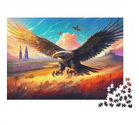 Eagle1000 Piece Jigsaw Puzzles for Adults Family Game SoarChallenging for Home Decoration Great Gift Idea70x50cm/1000pcs