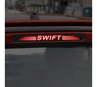 EAGLEG 1 PCS Car Brake Light Sticker for Suz-uki Swift, High Mount Stop Lamp Decals Carbon Fiber Protective Film Trunk Tail Light Decorative Accessories,B