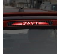 EAGLEG 1 PCS Car Brake Light Sticker for Suz-uki Swift, High Mount Stop Lamp Decals Carbon Fiber Protective Film Trunk Tail Light Decorative Accessories,A