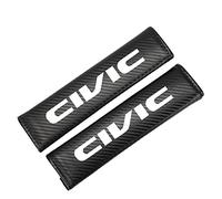 EAGLEG 2 Pcs Car Seat Belt Pads Shoulder Protection Covers for Hon-da Civic Interior Styling Accessories, Carbon Fibre Comfort Seatbelt Padding,Black