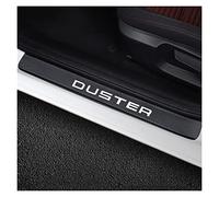 EAGLEG 4 Pcs Door Sill Protector for Da-CIA Duster, Carbon Fiber Threshold Edge Non-Slip Scuff Guard Protection Strip Sticker,Black