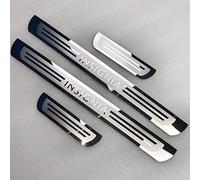EAGLEG 4 Pcs Stainless Steel Car Scuff Plate for Op-el Vauxhall Insignia 2013-2021 Car Door Sill Protector Anti Scratch Kick Plates Styling Decoration Accessories,Silver