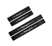 EAGLEG 4PCS Car Door Sill Protector for Ren-ault Clio Kangoo Master Thalia Trafic Twingo, Carbon Fiber Threshold Protective Stickers edge guards Self-Adhesive Film Kick Plate Cover Trim, Kangoo