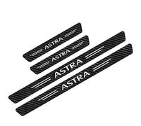 EAGLEG 4Pcs Car Door Sill Protector Kick Plates For Op-el Astra Adam Combo Corsa Insignia, Carbon Fiber Scuff Guard Threshold Cover Door Entry Guards Cover Trim Auto Anti-Scratch Accessories, Astra