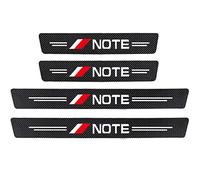 EAGLEG 4pcs Carbon Fiber Car Door Sill Protector for Nis-san Qashqai Juke Note TEANA TIIDA MAXIMA SYLPHY, 4D Sill Scuff Plate Sticker Auto Welcome Pedal Threshold Decorative Accessories, Note
