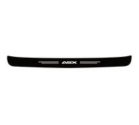 EAGLEG Car Carbon Fiber Rear Bumper Protector for Mitsu-bishi ASX, Anti-Scratch Tailgate Trim Strip Rear Trunk Door Sill Guard Plate Sticker Styling Accessories,Black