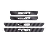 EAGLEG Car Door Sill Protector for KI-A Sportage Seltos RIO K5 CADENZA Niro TELLURIDE CERATO PICANTO FORTE CARNIVAL MOHAVE 4PCS Car Door Sill Scuff Plate Carbon Fiber Stickers Accessories, GT~LINE