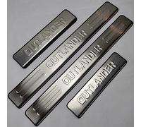 EAGLEG Car Door Sill Protector for Mitsu-bishi Outlander 2009-2021 4PCS Scuff Plate Stainless Steel Stickers Accessories,B