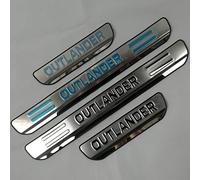 EAGLEG Car Door Sill Protector for Mitsu-bishi Outlander 2009-2021 4PCS Scuff Plate Stainless Steel Stickers Accessories,A