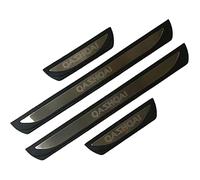EAGLEG Car Door Sill Protector for Nis-san QASHQAI J10 J11 2016-2022 4PCS Scuff Plate Stainless Steel Stickers Accessories,Silver