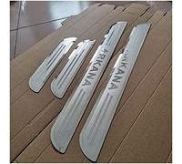 EAGLEG Car Door Sill Protector for Ren-ault Arkana 4PCS Scuff Plate Stainless Steel Stickers Accessories,Silver