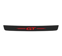 EAGLEG Car Rear Bumper Protector For Peu-geot 206 207 307 308 408 GT RCZ 3008 5008, Trunk Plate Tail Trim Carbon Fiber Sticker Protective Styling Accessories,GT Red