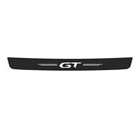 EAGLEG Car Rear Bumper Protector For Peu-geot 206 207 307 308 408 GT RCZ 3008 5008, Trunk Plate Tail Trim Carbon Fiber Sticker Protective Styling Accessories,GT White