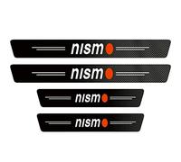 EAGLEG Carbon Fiber Car Door Sill Protection for Nis-san QASHQAI JUKE X-TRAIL NOTE TEANA TIIDA LEAF SENTRA NISMO, Car Welcome Door Door Sill Protection Sticker Decorative Styling Accessories, NISMO