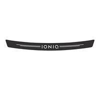 EAGLEG Carbon Fiber Rear Bumpers Protector Strips, for Hyun-dai IONIQ Car Trunk Sill Plate Cover Tail Trim Anti-Scratch Protective Sticker Styling Accessories,Black