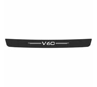EAGLEG Carbon Fiber Rear Bumpers Protector Strips, for Vo-lvo V60 Anti-Scratch Trunk Sill Plate Strong Sticky Sticker Styling Accessories,Black
