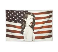 EAGLEG Lana Wall Tapestry Del Rey Flag Print Wall Hanging Blanket Polyester Fabric Decoration for Homes, Dorms, and Apartments