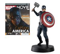 EAGLEMOSS COLLECTIONS CAPTAIN AMERICA statue with hammer 14cm