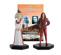 Eaglemoss Collections Doctor Who - The Inquisitor and The Rani Time Lords Figurine Set - Doctor Who Figurine Collection