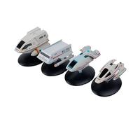 Eaglemoss Collections Star Trek Shuttlecraft Set 1 - Official Starships Collection, Collectable Model Kit, Black, For Star Trek Fans, Male, Model Set