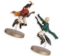 Eaglemoss Collections Wizarding World - Harry & Draco Quidditch Duo (Year 2) Figurines - Wizarding World Figurine Collection