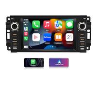EagleNav Car Stereo [2GB+64GB] for Jeep Wrangler JK Compass Patriot/Chrysler/Dodge RAM Charger, 7 inch Touch Screen Android 13 Radio with Bluetooth GPS Wireless CarPlay Andriod Auto