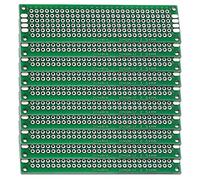 Eagles 10PCS 2x8 cm Double Sided PCB Board,Tinned Prototype Diy Universal FR4 Printed Circuit PCB Board Protoboard pcb kit Compatible with Arduino Kits