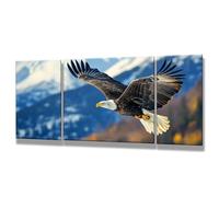 Eagles (2) Paint by Numbers Kits - Set of 3 Paint by Numbers for Adults Beginners, DIY Oil Painting on Canvas with Brushes, Valentines Gifts for Her, Room Decor Landscape (80x160cm No Frame) 0q-176