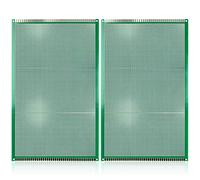 Eagles 2PCS 18x30 cm Double Sided PCB Board,Tinned Prototype Diy Universal FR4 Printed Circuit PCB Board Protoboard pcb kit Compatible with Arduino Kits