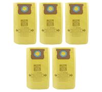 Eagles 5 Packs Vacuum Bags, 90672 Type I High Efficiency Dust Collection Bags compatible with Shop Vac 10-14 Gallon Vacuum Bags, Part #9067200, VF2005